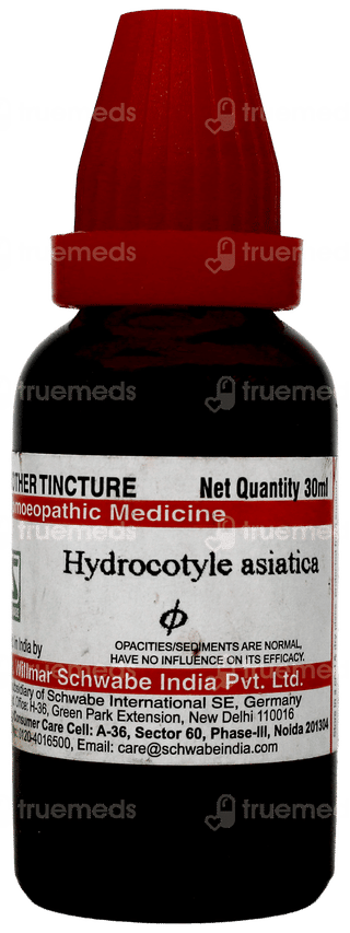Dr Willmar Schwabe Hydrocotyle Asiatica Q Mother Tincture 30Ml